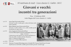 Locandina AICC III mattinata 2020 Giovani e vecchi: incontri tra generazioni