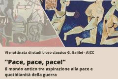 Locandina AICC VI mattinata 2023 Pace, pace, pace!